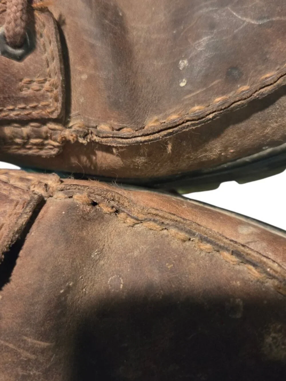 ECCO Track 25 Mid/High Brown Leather Hiking Boots Moc GTX Men's 47 US 13 - 13.5